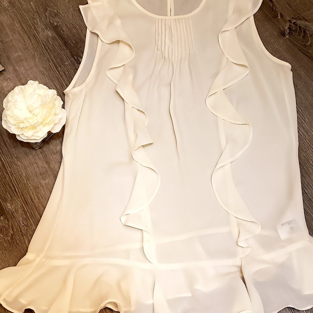 5/25 🤩 Banana Republic Ruffle Blouse